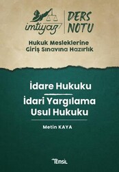 İmtiyaz HMGS Ders Notları İdare Hukuku - İdari Yargılama Usul Hukuku Ders Notu - Temsil Kitap