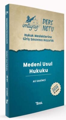 İmtiyaz HMGS Ders Notları Medeni Usul Hukuku - 1