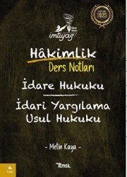 İmtiyaz İdare Hukuku İdari Yargılama Usul Hukuku Hakimlik Ders Notları - Temsil Kitap