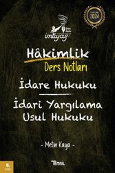 İmtiyaz İdare Hukuku İdari Yargılama Usul Hukuku Hakimlik Ders Notları - Temsil Kitap