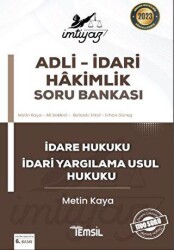 İmtiyaz İdare Hukuku- İdari Yargılama Usul Hukuku Soru Bankası - Temsil Kitap