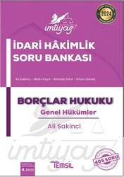 İmtiyaz İdari Hakimlik Soru Bankası Borçlar Hukuku Genel Hükümler - Temsil Kitap