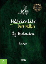İmtiyaz İş Hukuku Hakimlik Ders Notları - Temsil Kitap