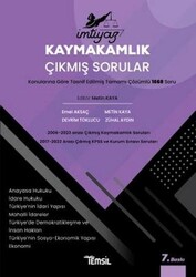 Temsil Kitap İmtiyaz Kaymakamlık Çıkmış Sorular - Temsil Kitap