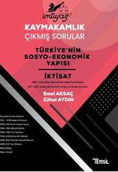 İmtiyaz Kaymakamlık Çıkmış Sorular Türkiyenin Sosyo-Ekonomik Yapısı Ktisat - Temsil Kitap