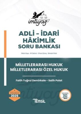 İmtiyaz Milletlerarası Hukuk - Milletlerarası Özel Hukuk Soru Bankası - 1