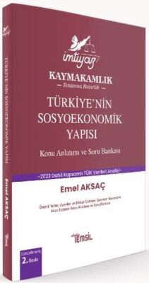 Temsil Kitap İmtiyaz Türkiyenin Sosyoekonomik Yapısı Konu Anlatımı ve Soru Bankası - 1