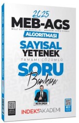İndeks Akademi Yayıncılık İndeks Akademi 2025 MEB-AGS Algoritması Sayısal Yetenek Soru Bankası Çözümlü - İndeks Akademi Yayıncılık