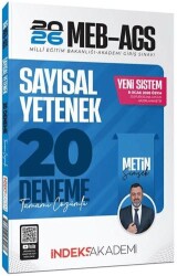 İndeks Akademi 2026 MEB-AGS Sayısal Yetenek 20 Deneme Çözümlü - İndeks Akademi Yayıncılık