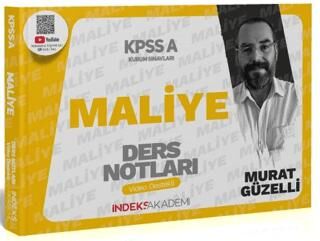 İndeks Akademi Yayıncılık 2024 KPSS A Grubu Maliye Video Ders Notları - 1