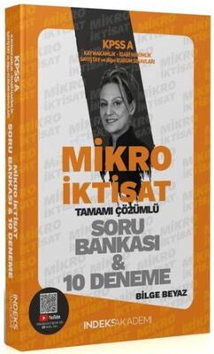 İndeks Akademi Yayıncılık 2024 KPSS A Grubu Mikro İktisat Soru Bankası ve 10 Deneme Çözümlü - 1