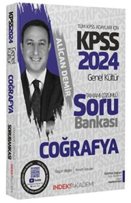 İndeks Akademi Yayıncılık 2024 KPSS Coğrafya Soru Bankası Çözümlü - 1