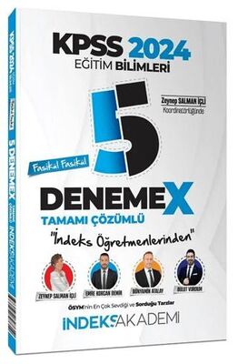 İndeks Akademi Yayıncılık 2024 KPSS Eğitim Bilimleri 5 DenemeX Fasikül Çözümlü - 1