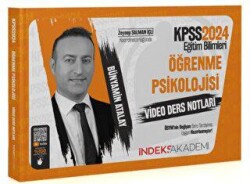İndeks Akademi Yayıncılık 2024 KPSS Eğitim Bilimleri Öğrenme Psikolojisi Video Ders Notları - İndeks Akademi Yayıncılık