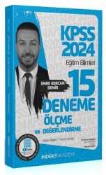 İndeks Akademi Yayıncılık KPSS Eğitim Bilimleri Ölçme ve Değerlendirme 15 Deneme Çözümlü - İndeks Akademi Yayıncılık