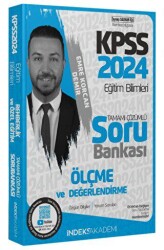 İndeks Akademi Yayıncılık 2024 KPSS Eğitim Bilimleri Ölçme ve Değerlendirme Soru Bankası Çözümlü - İndeks Akademi Yayıncılık