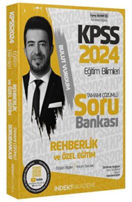 İndeks Akademi Yayıncılık 2024 KPSS Eğitim Bilimleri Rehberlik ve Özel Eğitim Soru Bankası Çözümlü - 1
