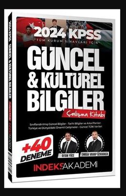 İndeks Akademi Yayıncılık 2024 KPSS Güncel ve Kültürel Bilgiler Çalışma Kitabı 40 Deneme İlaveli - 1