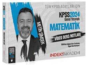 İndeks Akademi Yayıncılık 2024 KPSS Matematik Video Ders Notları