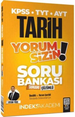 İndeks Akademi Yayıncılık 2024 KPSS Tarih Yorum Sizin Soru Bankası Çözümlü - 1