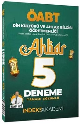 İndeks Akademi Yayıncılık 2024 ÖABT Din Kültürü ve Ahlak Bilgisi Ahbar 5 Deneme Çözümlü - 1