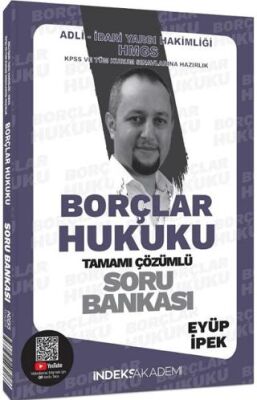 İndeks Akademi Yayıncılık 2025 KPSS A Grubu Borçlar Hukuku Soru Bankası Çözümlü - 1