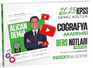 İndeks Akademi Yayıncılık 2025 KPSS Coğrafya Akademisi Video Ders Notları - 1