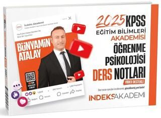 İndeks Akademi Yayıncılık 2025 KPSS Eğitim Bilimleri Öğrenme Psikolojisi Video Ders Notları - 1