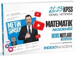 İndeks Akademi Yayıncılık 2025 KPSS Matematik Akademisi Video Ders Notları - İndeks Akademi Yayıncılık