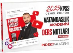 İndeks Akademi Yayıncılık 2025 KPSS Vatandaşlık Akademisi Video Ders Notları - İndeks Akademi Yayıncılık