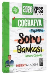2026 KPSS Coğrafya Algoritma Soru Bankası Çözümlü - İndeks Akademi Yayıncılık