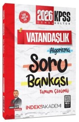 2026 KPSS Vatandaşlık Algoritma Soru Bankası Çözümlü - İndeks Akademi Yayıncılık
