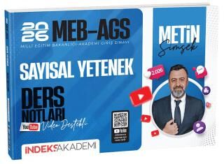 2026 MEB-AGS Sayısal Yetenek Video Ders Notları - 1