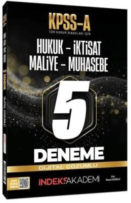 İndeks Akademi Yayıncılık KPSS A Grubu 5 Deneme Çözümlü - 1