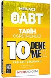 ÖABT MEB-AGS Tarih Öğretmenliği 10 Deneme X Çözümlü - İndeks Akademi Yayıncılık