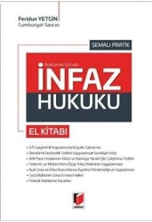 İnfaz Hukuku El Kitabı - Adalet Yayınevi