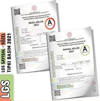 İnformal Yayınları 2021 LGS Sayısal ve Sözel Tıpkı Basım Çıkmış Soru Türkiye Geneli Dijital Çözümlü Kitapçıkları - 1