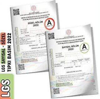 İnformal Yayınları LGS Sayısal ve Sözel Tıpkı Basım Çıkmış Soru Türkiye Geneli Dijital Çözümlü Kitapçıkları - 1