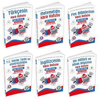 İnformal Yayınları 2024 8. Sınıf LGS`nin Kara Kutusu Dijital Çözümlü Soru Bankası Altın Paket Set - 1
