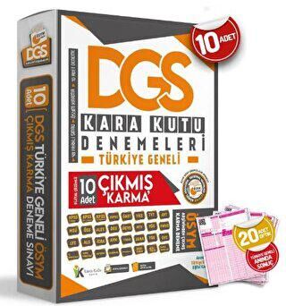 İnformal Yayınları 2024 DGS Sayısal-Sözel-TM ÖSYM Çıkmış Karma Kara Kutu Türkiye Geneli D. Çözümlü 10lu Deneme Paketi