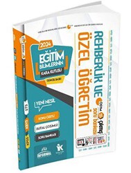 İnformal Yayınları 2024 Eğitim Bilimlerinin Kara Kutusu Rehberlik ve Özel Öğretim Konu Özetli D. Çözümlü Soru Bankası - İnformal Yayınları