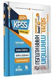 İnformal Yayınları KPSS Sözel Mantığın Kara Kutusu Konu Özetli Dijital Çözümlü ÖSYM Çıkmış Soru Havuzu Bankası - İnformal Yayınları