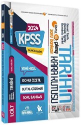 İnformal Yayınları 2024 KPSS Tarihin Kara Kutusu 1.Cilt Dijital Çözümlü Konu Özetli ÖSYM Çıkmış Soru Havuzu Bankası - İnformal Yayınları