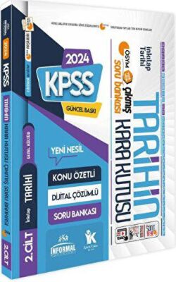 İnformal Yayınları 2024 KPSS Tarihin Kara Kutusu 2.Cilt Dijital Çözümlü Konu Özetli ÖSYM Çıkmış Soru Havuzu Bankası - 1