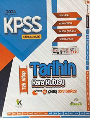 İnformal Yayınları KPSS Tarihin Kara Kutusu Soru Bankası - 1