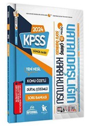 İnformal Yayınları 2024 Vatandaşlığın Kara Kutusu Konu Özetli Dijital Çözümlü ÖSYM Çıkmış GÜNCEL Soru Bankası - İnformal Yayınları