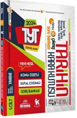 İnformal Yayınları YKS-TYT Tarihin Kara Kutusu 1.CİLT Dijital Çözümlü Konu Özetli ÖSYM Çıkmış Soru Havuzu Bankası - 1