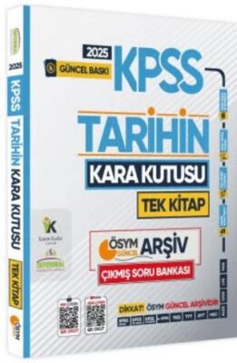 İnformal Yayınları 2025 KPSS Kara Kutu Tarih TEK KİTAP ÖSYM Arşiv Çıkmış Soru Bankası Konu Özetli Video-PDF Çözümlü - 1