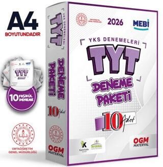 2026 ÖSYM YKS-TYT MEBİ OGM Deneme Paketi Güncel 10lu Fasikül SET Online Seri Deneme Paketi - 1