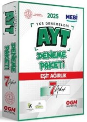 İnformal Yayınları 2025 YKS - AYT MEBİ ONLİNE Güncel EŞİT AĞIRLIK TM 7li Seri Deneme Fasikül Paketi - İnformal Yayınları